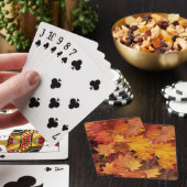 JEU DE CARTES FEUILLE D'OR DE L'AUTOMNE (In Situ)