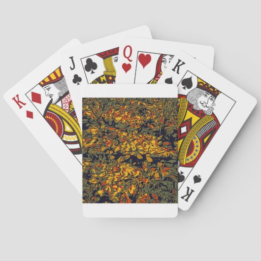 Jeu De Cartes Feuilles d'automne (dos)