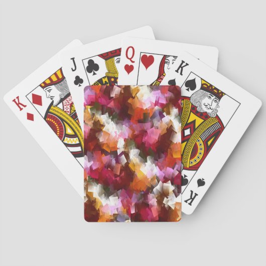 Jeu De Cartes Feuilles d'automne éparpillées... (dos)