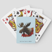Jeu De Cartes Feuilles de l'érable rouge orignal (dos)