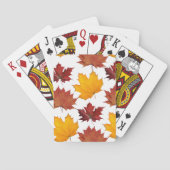 Jeu De Cartes Feuilles d'érable de l'automne (dos)