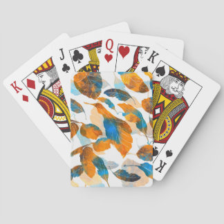 Jeu De Cartes Feuilles Silhouette : aquarelle, PA sans fil numér