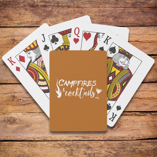 Jeu De Cartes Feux de camping et cocktails Camping Boire