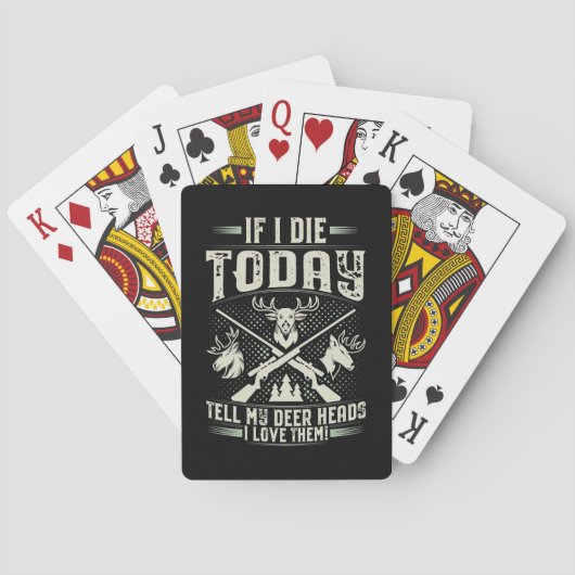 Jeu De Cartes Fier chasseur amour chasse (dos)