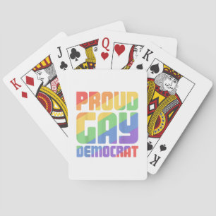 Jeu De Cartes Fier Gay Démocrate Drôle LGBT