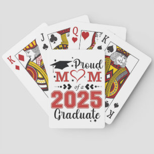 Jeu De Cartes Fier Maman de 2025 Graduate Graduation Mother Day
