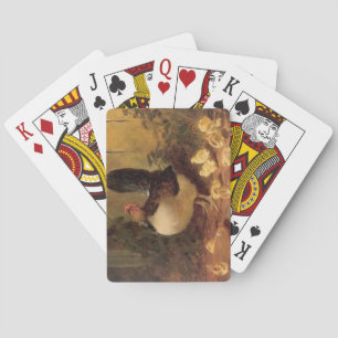 Jeu De Cartes Fier Mère Hen et ses poussins (Poulets Bébés)