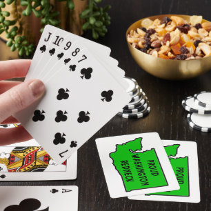 Jeu De Cartes Fier Washington Redneck