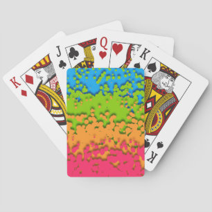 Jeu De Cartes Fière de Groovy Rétro Bubbly Trippy Funky Panroman