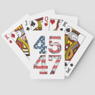 Jeu De Cartes Fière Maga 47ème Trump a gagné Jour de l'inaugurat