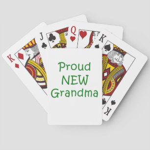 Jeu De Cartes Fière nouvelle grand-mère