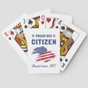 Jeu De Cartes Fiers Nouveau citoyen américain, cérémonie de cito