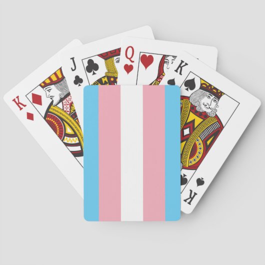 Jeu De Cartes Fierté de transsexuel (dos)