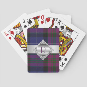 Jeu De Cartes Fierté écossaise Tartan Plaid Plaid Playing Cards