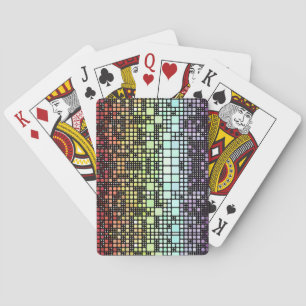 Jeu De Cartes Fierté Neurogenre Géométrique Groovy Funky Rétro
