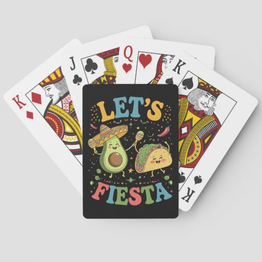 Jeu De Cartes Fiesta Avocado Et Tacos Cinco De Mayo (dos)