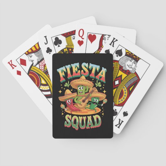 Jeu De Cartes Fiesta Squad Funny Cinco De Mayo Parti Mexicain (dos)