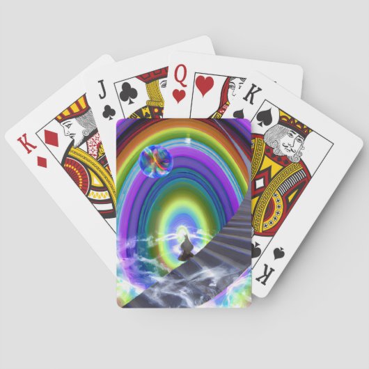 Jeu De Cartes Figure de mystère au Stargate interdimensionnel (dos)