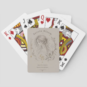 Jeu De Cartes Figures Florales