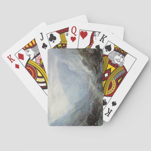 Jeu De Cartes Figures Resting On The Pathway Through A Rocky Gor (dos)