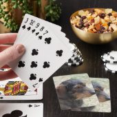 Jeu De Cartes Fil mignon Daschund d'une chevelure (In Situ)