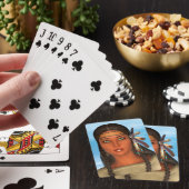 Jeu De Cartes Fille amérindienne (In Situ)