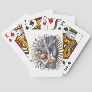 Jeu De Cartes Fille avec des vibes musicales
