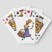 Jeu De Cartes Fille batteur (dos)