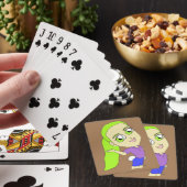 Jeu De Cartes fille chibi avec une queue de lapin (In Situ)