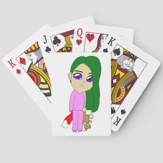 Jeu De Cartes fille chibi renarde (dos)