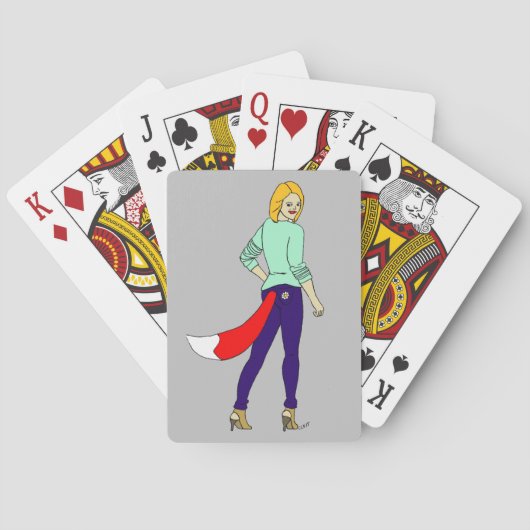 Jeu De Cartes fille coquine  (dos)