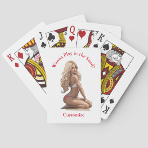 Jeu De Cartes Fille de plage de Bikini Thunder_Cove