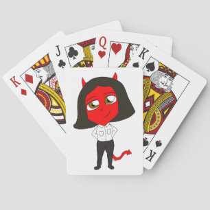 Jeu De Cartes fille diablotin chibi