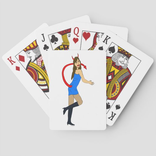 Jeu De Cartes fille diabolique (dos)