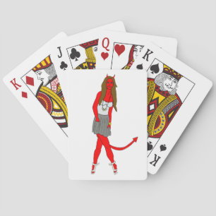 Jeu De Cartes fille diabolique