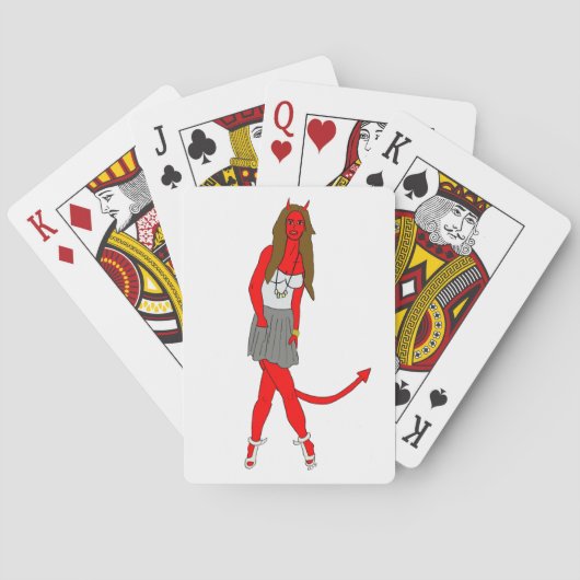 Jeu De Cartes fille diabolique (dos)