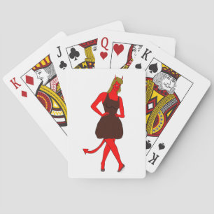 Jeu De Cartes fille diabolique