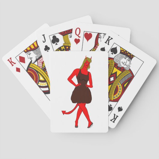 Jeu De Cartes fille diabolique (dos)