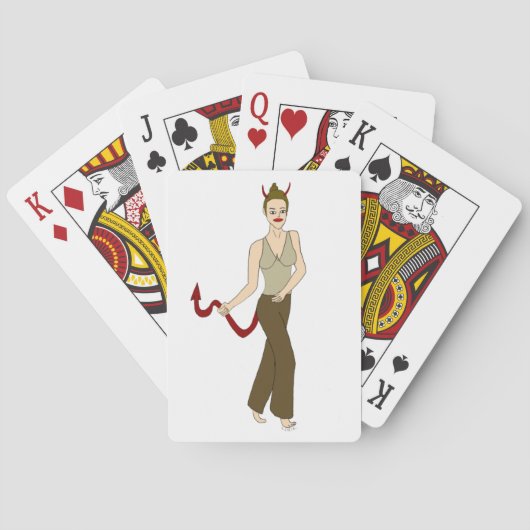 Jeu De Cartes fille du diable (dos)