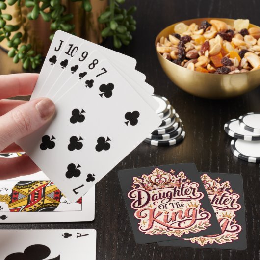Jeu De Cartes Fille du Roi Conception Foi Chrétienne (In Situ)