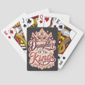 Jeu De Cartes Fille du Roi Conception Foi Chrétienne (dos)