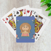 Jeu De Cartes Fille Et Fleurs