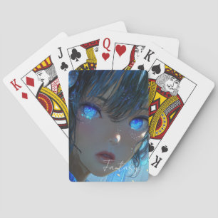 Jeu De Cartes Fille Fantastique Mystérieuse - Esthétique d'Art O