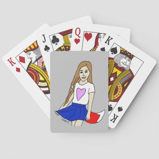 Jeu De Cartes fille foxye (dos)