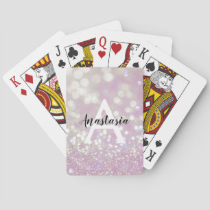 Jeu De Cartes Fille Lilac Shimmer Parties scintillant Étincelles