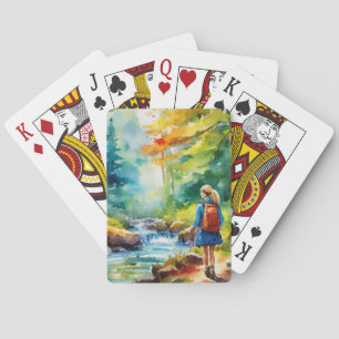 Jeu De Cartes Fille randonnée