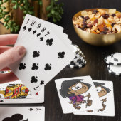 Jeu De Cartes Fille Randonnée (In Situ)