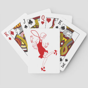 Jeu De Cartes fille rouge