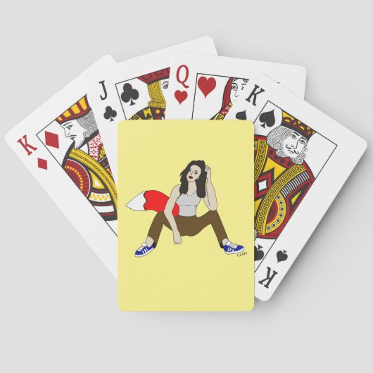 Jeu De Cartes fille rusée (dos)