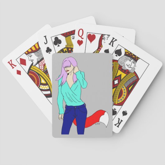 Jeu De Cartes fille rusée (dos)